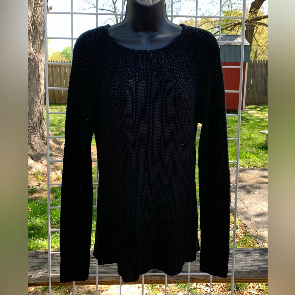 Etcetera Sweater black large casual pull over